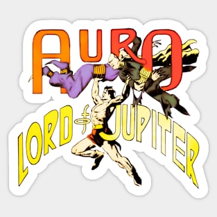 Auro Lord of Jupiter Comic Sticker